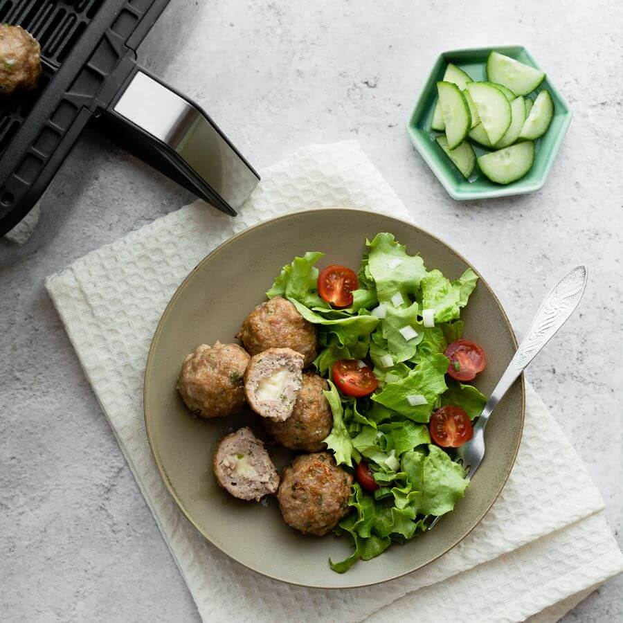 Инстант Пот | Кюфтета с моцарела